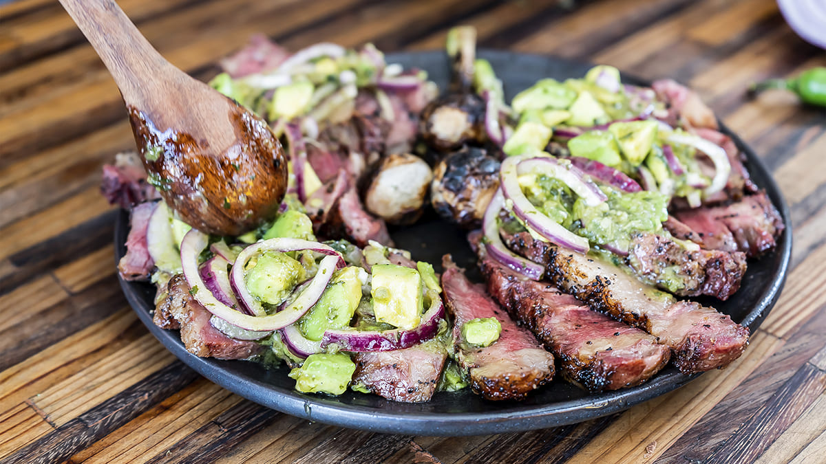 Aguachile de Rib Eye Ahumado