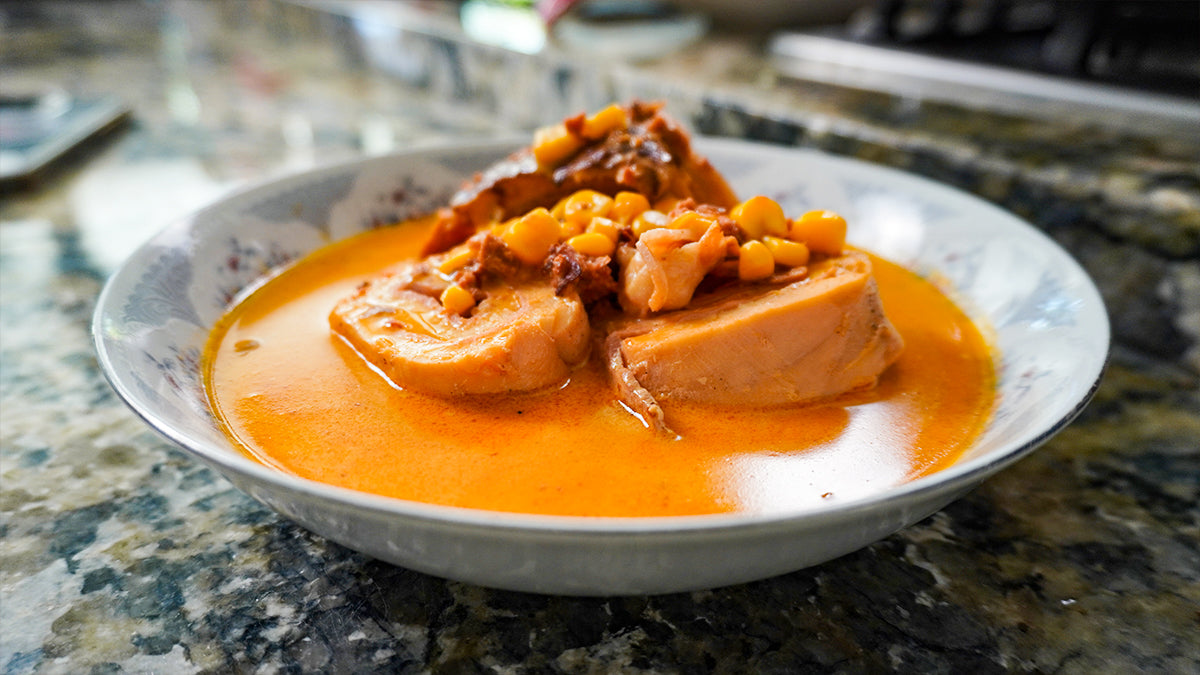 Pechugas Rellenas en Salsa de Chipotle