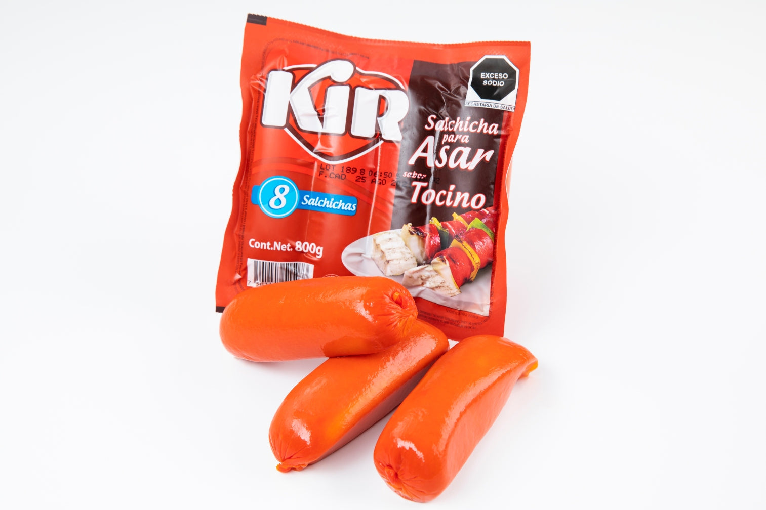 Salchicha kir c/tocino